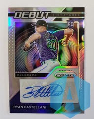 2021 Panini Prizm Debut Signatures Silver Ryan Castellani #DS-RC Rookie Auto